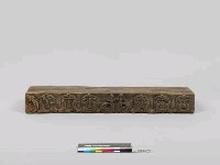 藏品(雕刻木枕)的圖片